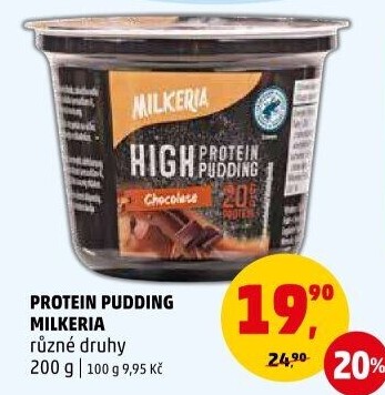 Proteinový pudink Milkeria