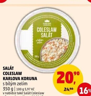 Salát coleslaw Karlova Koruna