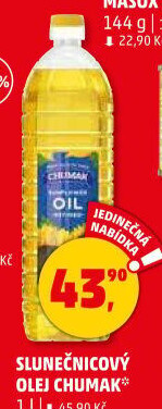 Slunečnicový olej Chumak