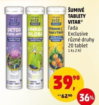 Šumivé tablety Exclusive MaxiVita