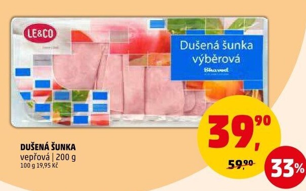 Šunka vepřová dušená LE&amp