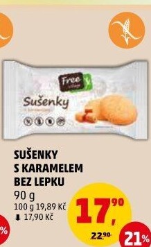 Sušenky bez lepku Free Village