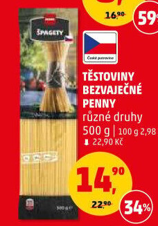 Těstoviny bezvaječné Penny