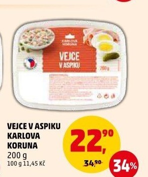 Vejce v aspiku Karlova Koruna