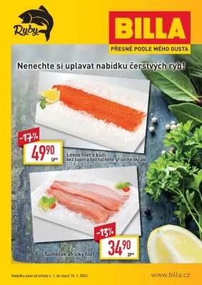 akční leták BILLA 4.1.2023-10.1.2023