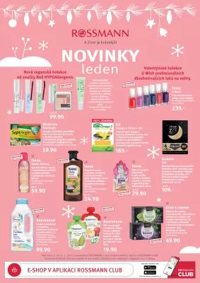 akční leták ROSSMANN drogerie 4.1.2023-31.1.2023