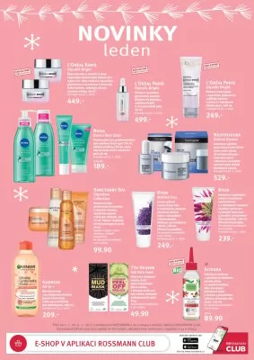 akční leták ROSSMANN drogerie 4.1.2023-31.1.2023