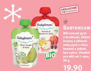 Ovocná kapsička bio Babydream