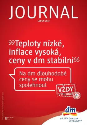 akční leták dm drogerie 5.1.2023-1.2.2023