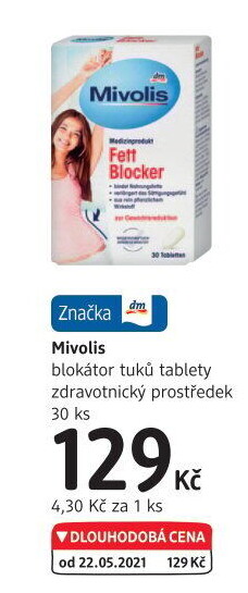 Blokátor tuků Mivolis