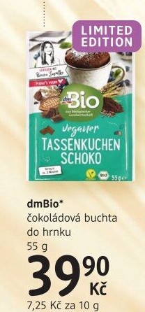 Buchta do hrnku dm Bio