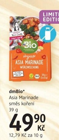 Koření směs Asia Marinade dm Bio