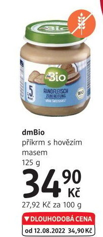 Masový příkrm bio dm Bio