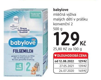 Mléčná výživa Babylove