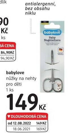 Nůžky dětské Babylove