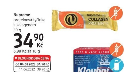 Proteinová tyčinka Collagen Nupreme