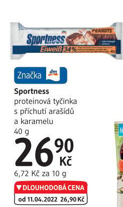 Proteinová tyčinka Sportness