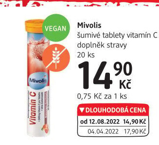 Šumivé tablety Mivolis