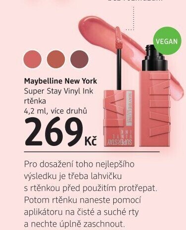 Tekutá rtěnka Superstay Vinyl Ink Maybelline