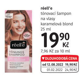 Tónovací šampon réell'