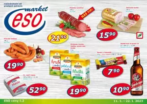 akční leták ESO MARKET 11.1.2023-22.1.2023