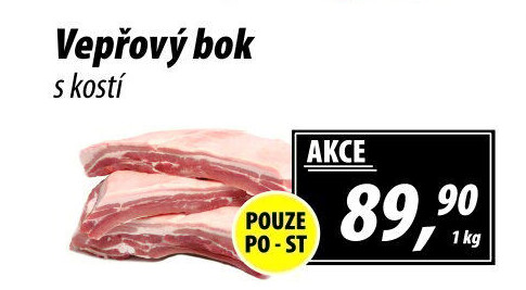 Vepřový bok s kostí