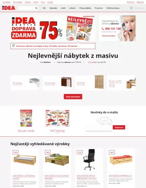 akční leták IDEA nábytek 10.1.2023-16.1.2023