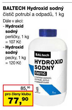 Hydroxid sodný Baltech