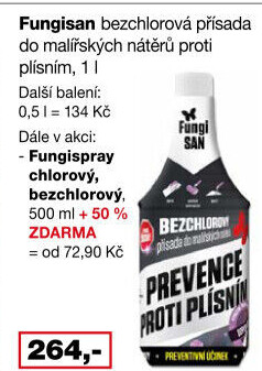 Přípravek proti plísním Fungisan