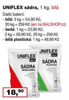 Sádra Uniflex