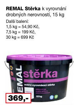 Vyrovnávací stěrka Remal