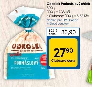 Chléb podmáslový Odkolek