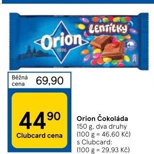 Čokoláda Orion
