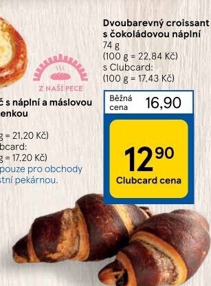 Croissant s náplní