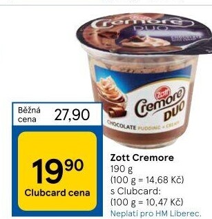 Dezert Cremore Zott