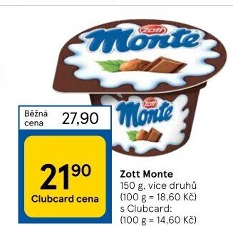 Dezert Monte Zott