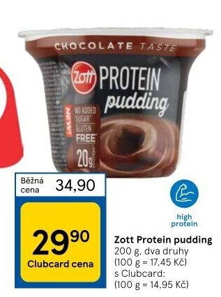 Dezert pudink protein Zott