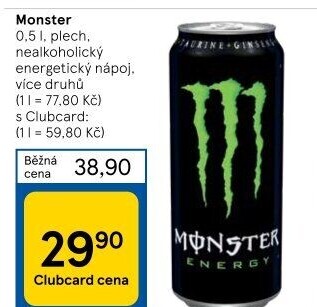 Energetický nápoj Monster Energy