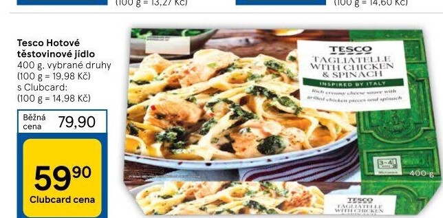 Hotová jídla Tesco