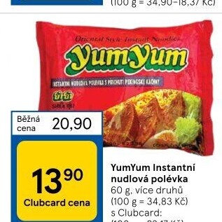 Instantní polévka YumYum