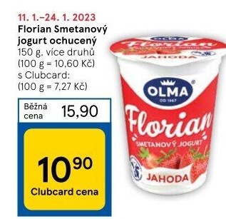 Jogurt smetanový Florian Olma
