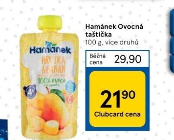 Kapsička ovocná Hamánek