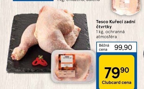 Kuřecí čtvrtky Tesco