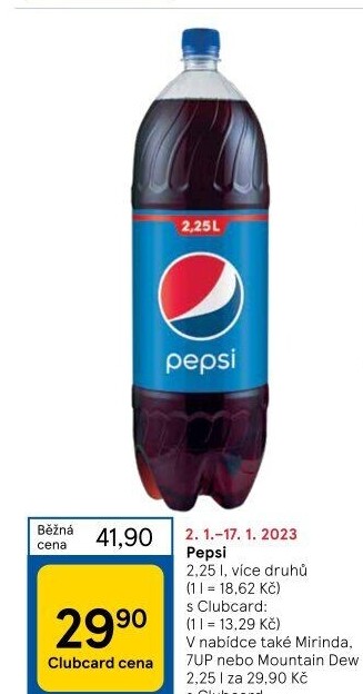 Limonáda Pepsi