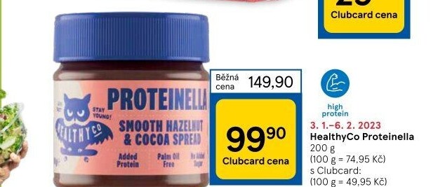 Lískooříškový krém Proteinella HealthyCo