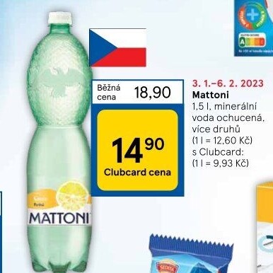 Ochucená voda Mattoni