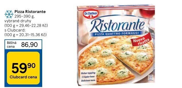 Pizza mražená Ristorante Dr. Oetker