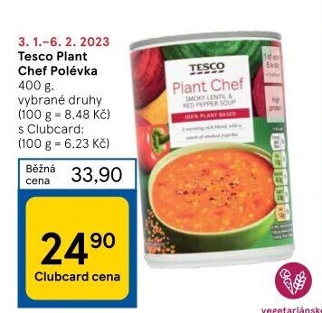 Polévka v konzervě Tesco