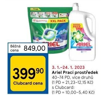 Prací prostředky Ariel