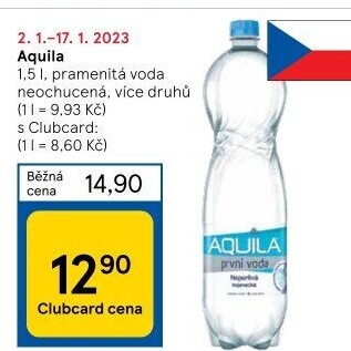 Přírodní voda Aquila